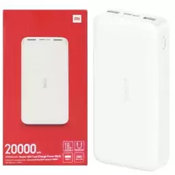 پاوربانک مدل Redmi PB200LZM ظرفیت 20000 میلی آمپر ساعت به همراه کابل تبدیل