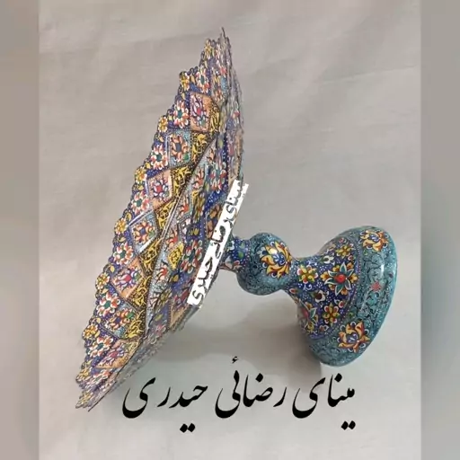 شیرینی خوری سایز 30،میناکاری روی مس