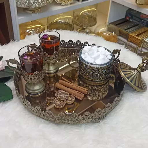 فنجان چای خوری خوشگل و شیک پیوتر (ست پذیرایی)