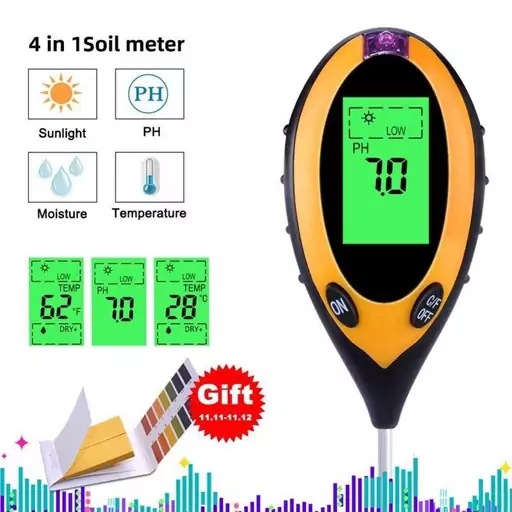 رطوبت سنج و PH سنج خاک مدل NETPIL-41