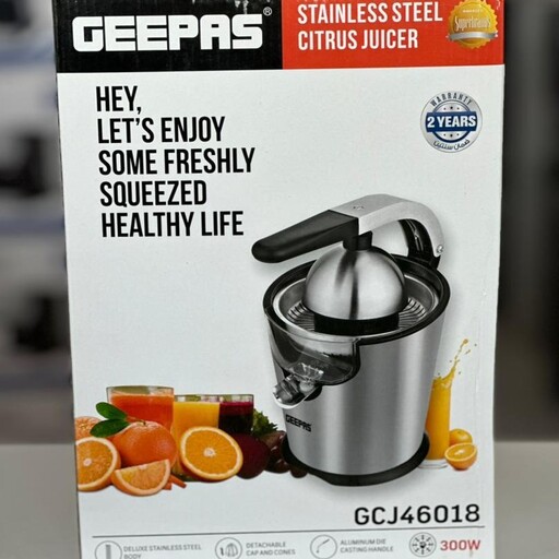 آب مرکبات گیر جیپاس مدل GCJ46018 ا Geepas Stainless Steel Citrus Juicer

