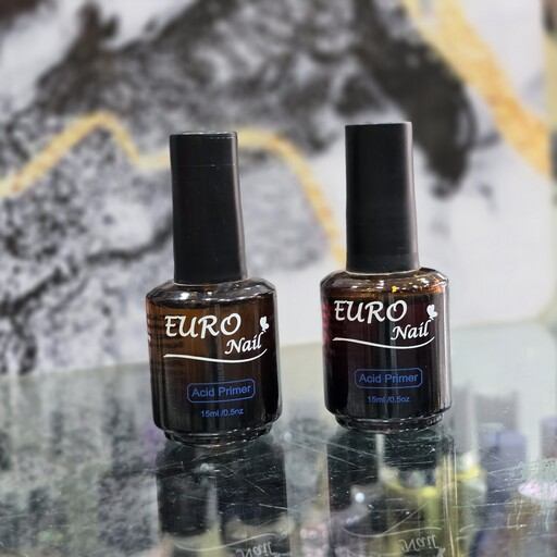 پرایمر اسیدی کاشت ناخن یورونیل EURO Nail حجم 15 میل 