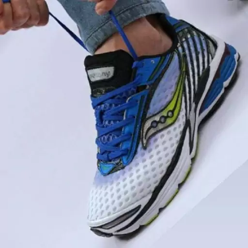 کتونی ساکونی کورتانا مردانه رنگ آبی جدید و ترند SAUCONY JAZZ 