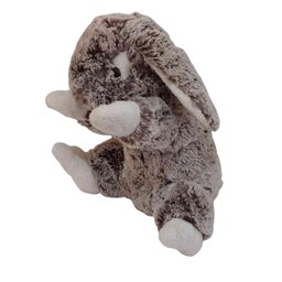 اسباب بازی عروسک خرگوش طبیعی عروسک خرگوش پشمالو خاکستری عروسک خزی پولیشی شنی خارجی وارداتی از اروپا اورجینال با کیفیت