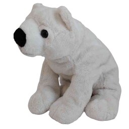 عروسک خرس قطبی سفید برند SEAWORLD خارجی وارداتی استرالیایی اورجینال کیفیت درجه یک عروسک مخملی پولیشی شنی حیوانات طبیعی