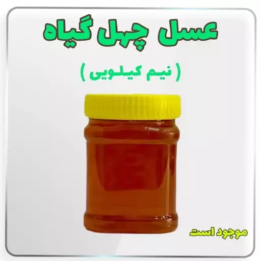 عسل چهل گیاه  نیم کیلو  (خرید بدون واسطه از زنبوردار)