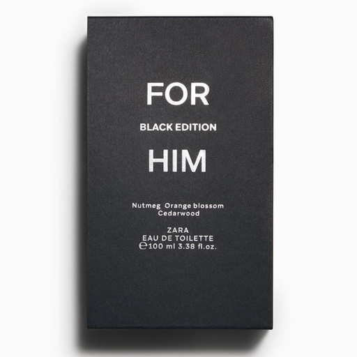 for him black zara ادوتویلت مردانه زارا اصلی