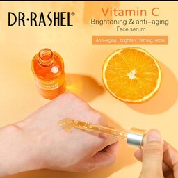 سرم مرطوب کننده و ضد لک صورت ویتامین سی دکتر راشل DR.RASHEL