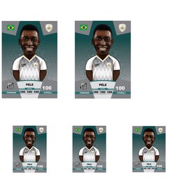 کیمدی برچسب فوتبالی کیمدی پله سری پریمیوم توپ طلا - 2024(طرح کیمدی)مجموعه 5عددی