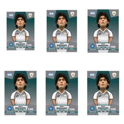 کیمدی برچسب فوتبالی کیمدی دیگو مارادونا سری پریمیوم توپ طلا - 2024(طرح کیمدی)مجموعه 6عددی