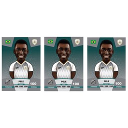 کیمدی برچسب فوتبالی کیمدی پله سری پریمیوم توپ طلا - 2024(طرح کیمدی)مجموعه 3 عددی