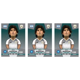 کیمدی برچسب فوتبالی کیمدی دیگو مارادونا سری پریمیوم توپ طلا - 2024(طرح کیمدی)مجموعه 3 عددی