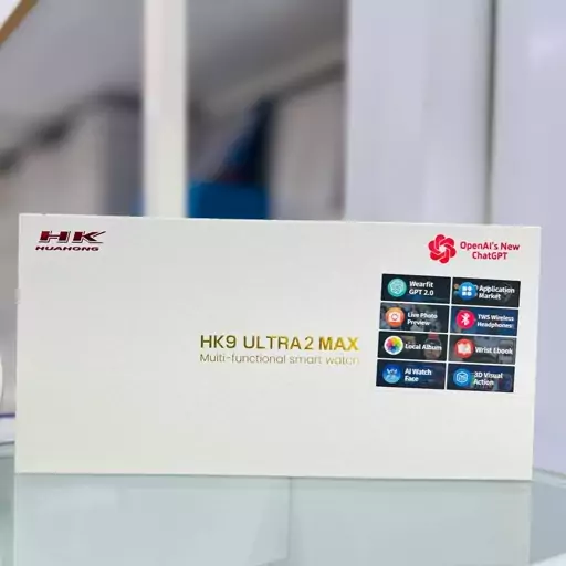 ساعت هوشمند hk 9 ultra 2 max صفه نمایش 2.02 اینچی