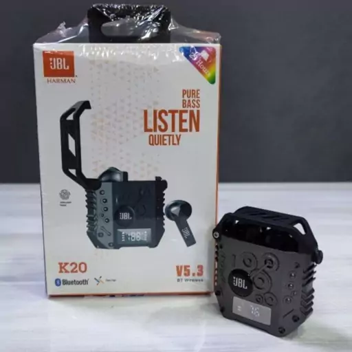 ایرپاد گیمینگ JBL مدل K20 صفحه دیجیتالی بدون تاخیر صدا 