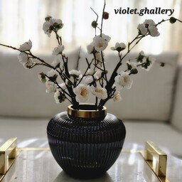 گل مصنوعی شکوفه به ژاپنی وارداتی رنگ سفید