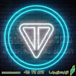 تابلو نئون فلکسی طرح نات کوین - کد NEON293 - تابلوسازی رضا (e-23)