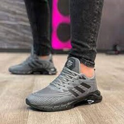 کتونی زیره تونلی مردانه کلیما رنگ طوسی مشکی جدید و ترند ADIDAS CLIMA 