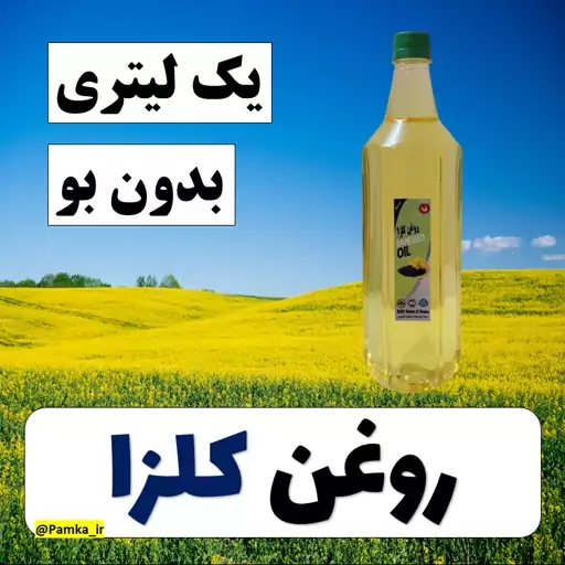 روغن کلزا بدون بو تصفیه شده کیفیت عالی یک لیتری روغن گیاهی روغن کانولا