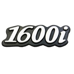 آرم عقب خودرو طرح 1600i رنگ نقره ای