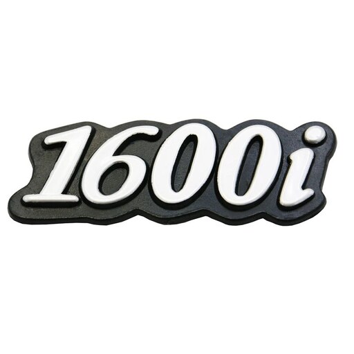 آرم عقب خودرو طرح 1600i رنگ نقره ای