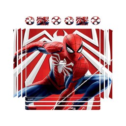 اسکین(برچسب)Playstation 4-مدل پرو -طرحspiderman -کد02-سفارشی