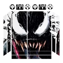 اسکین(برچسب)Playstation 4-مدل فت -طرح venom-کد01-سفارشی