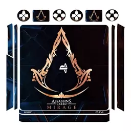 اسکین(برچسب)Playstation 4-مدل اسلیم-طرح assassins creed-کد01-سفارشی