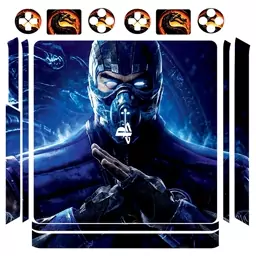 اسکین(برچسب)Playstation 4-مدل اسلیم-طرحmortal kombat -کد04-سفارشی