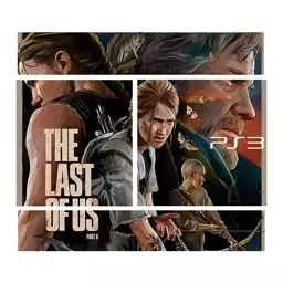 اسکین(برچسب)Playstation 3-مدل سوپر اسلیم-طرحLAST OF US-کد05-سفارشی