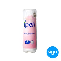 پد آرایش پاک کن بسته 70 عددی ایپک ترکی اصل  Ipek Cotton Pads 