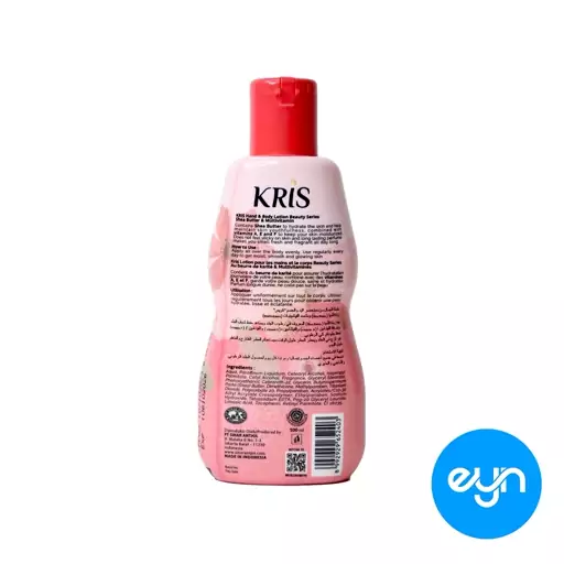 لوسیون دست و بدن کریس حجم 100 میل مدل هیدراتیشن و تازه  Kris hand and body lotion fresh hydration