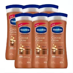 لوسیون بدن وازلین Intensive Care Cocoa Glow  بسته 6 عددی (عمده)