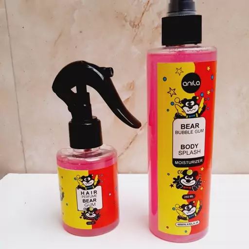 پک هدیه کادویی پک بادی اسپلش  و عطر مو شاین دار  آرایشی پک 