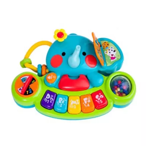 پیانو فیلی موزیکال هولی تویز مدل 3135 Hola Toys Elephant Keyboard