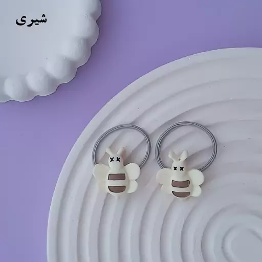 کش مو فانتزی سایز کوچک رنگ نود پک 2 عددی