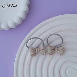 کش مو فانتزی سایز کوچک رنگ نود پک 2 عددی