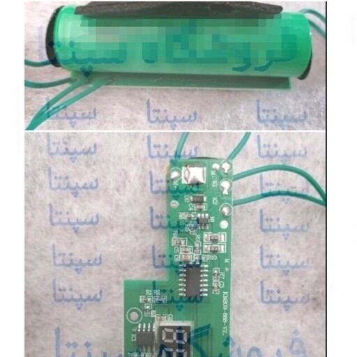 برد و باطری ریش تراش جیمی 6018 (مطابق تصویر)  برد ریش تراش جیمی (باطری ریش تراش جیمی)برد ماشین اصلاح (باطری ماشین اصلاح)