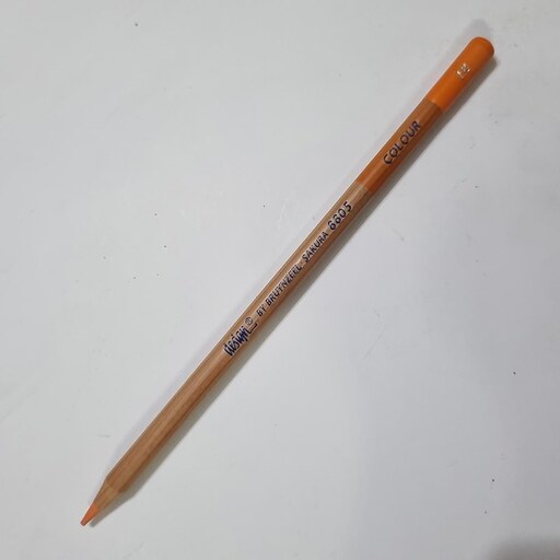 مداد رنگی تکی   نارنجی  مدل دیزاین برونزیل - ساکورا   سری 8805 کد 18