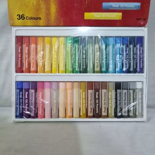 پاستل روغنی 36 رنگ پنتل اصلی Pentel Oil Pastels