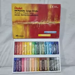 پاستل روغنی 36 رنگ پنتل اصلی Pentel Oil Pastels