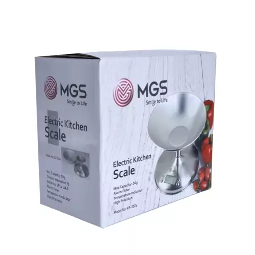 ترازوی آشپزخانه ام جی اس mgs مدل KS-202S