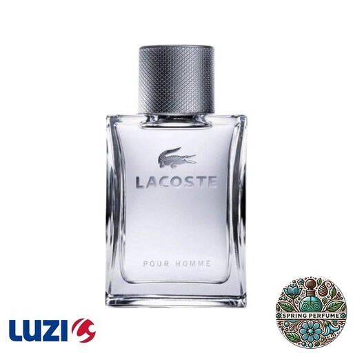 عطر دست ریز لاگوست طوسی مردانه  20 گرمی  گرید H از برند لوزی luzi سوییس به همراه شیشه عطر و ارسال رایگان