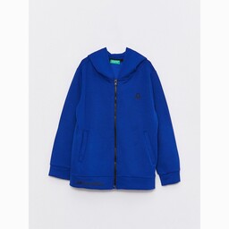 سوییشرت بچه گانه دخترانه آبی برند BENETTON W2IK88Z4