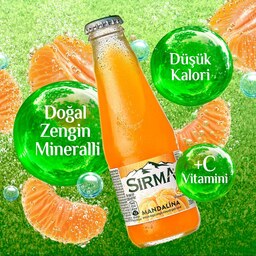 آب معدنی طبیعی گازدار سیرما نارنگی 200 میلی (ترکیه)