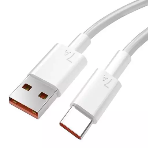 کابل توربو شارژ  7 آمپر   USB به Type-C صد در صد اورجینال