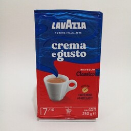 پودر قهوه لاوازا کرما ا گوستو کلاسیکو آجری 250گرم