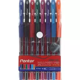 خودکار 8 رنگ 0.7 میلی متری پنتر مدل semi gel ball pen