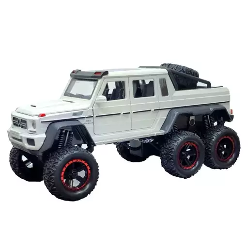 ماشین بازی ناب سل مدل فنردار فلزی بنز آفرود AMG G63 6x6