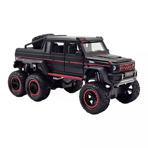 ماشین بازی ناب سل مدل فنردار فلزی بنز آفرود AMG G63 6x6