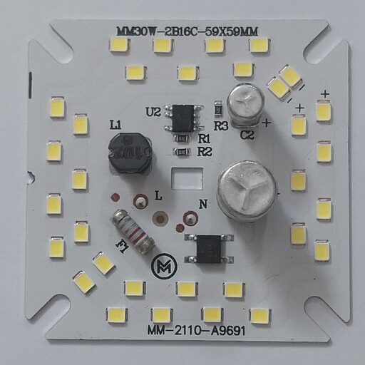 چیپ ال ای دی 30 وات برق مستقیم مناسب جهت تعمیر لامپ 